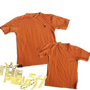 Boys US Polo Assn V-Neck Tee M